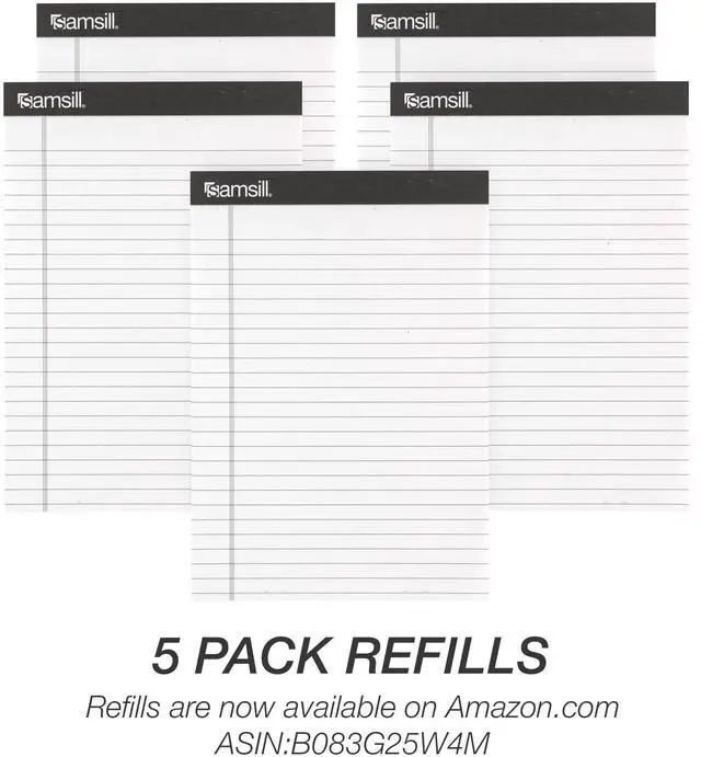 Alt view image 12 of 12 - Samsill Junior Professional Padfolio with Secure Zippered Closure 10.1 Inch Tablet Sleeve and 7 by 10 Inch Notepad Black Junior 70821