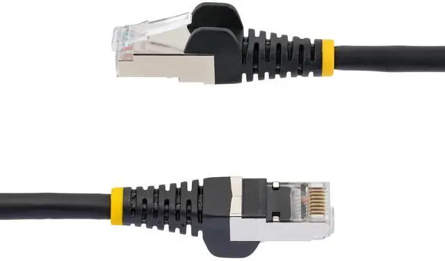Alt view image 4 of 6 - StarTech 4ft CAT6a Snagless S/FTP Ethernet Cable Black NLBK4FCAT6APATCH