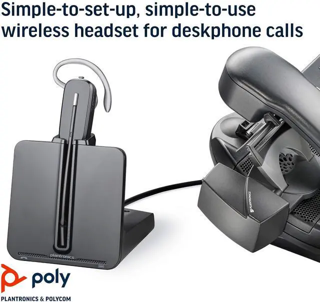 Alt view image 9 of 12 - Poly CS540A Headset With Handset Lifter TAA 80R99AAABA