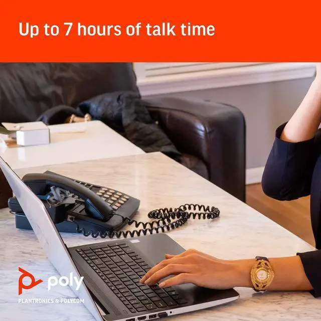 Alt view image 12 of 12 - Poly CS540A Headset With Handset Lifter TAA 80R99AAABA