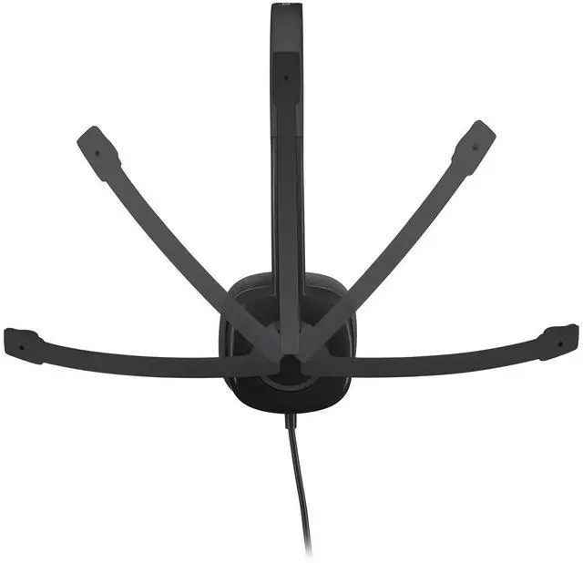 Alt view image 5 of 7 - H151 Wired Headset, Analog Stereo Headphones with Rotating Noise-Cancelling Microphone, 3.5 mm Audio Jack, in-Line Controls, PC/Mac/Laptop/Tablet/Smartphone - Black