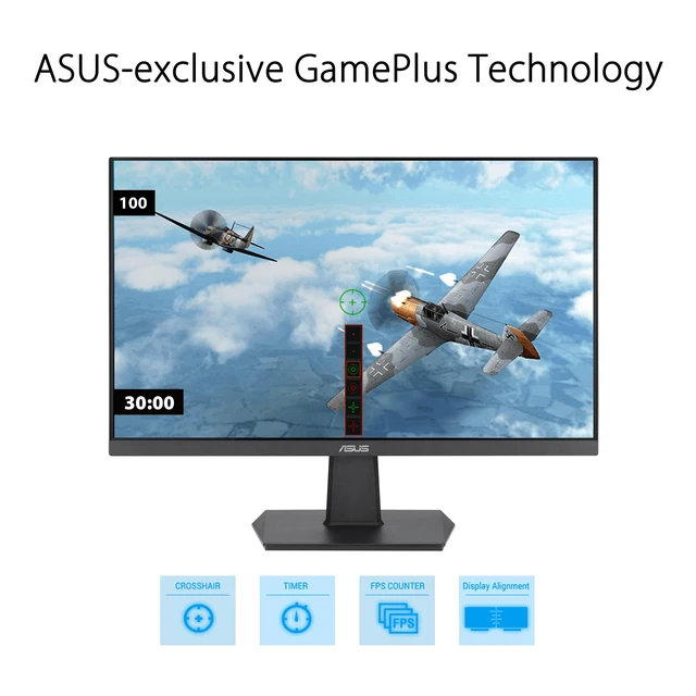 Alt view image 5 of 7 - VA24EHF2-24" 1080P FHD 120Hz IPS Computer Monitor, HDMI, VGA, VESA IPS, Full HD, 99% sRGB, Frameless, 120Hz, Adaptive-Sync, 1ms, HDMI, VGA, Low Blue Light, Flicker Free, VESA Wall Mount