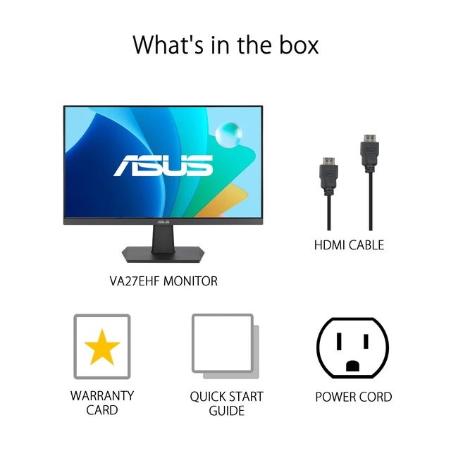 Alt view image 7 of 7 - VA27EHF 27 Inch 1080P FHD 100Hz IPS Computer Monitor, HDMI, VESA Mount IPS, Full HD, Frameless, 100Hz, 1ms, Adaptive-Sync, for Working and Gaming, Low Blue Light, Flicker Free, Tilt