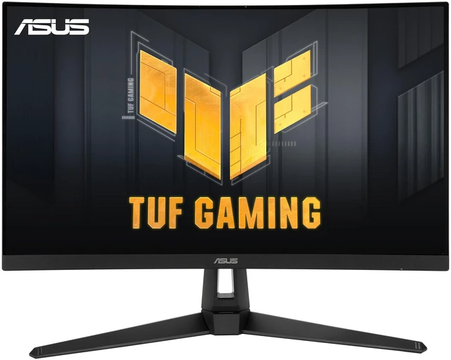 Main image of TUF Gaming VG27VH1B 27 Curved Monitor, 1080P Full HD, 165Hz (Supports 144Hz), Extreme Low Motion Blur, Adaptive-sync, FreeSync Premium, 1ms, Eye Care, HDMI D-Sub, Black