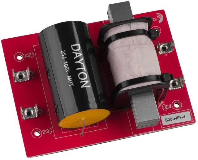Main image of Dayton Audio 800-HPF-4 High Pass Speaker Crossover 800 Hz 12 dB/Octave