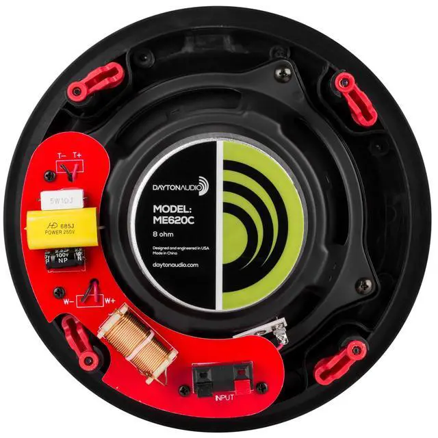 Alt view image 4 of 7 - ME620C 6-1/2" 2-Way Micro-Edge Ceiling Speaker Pair