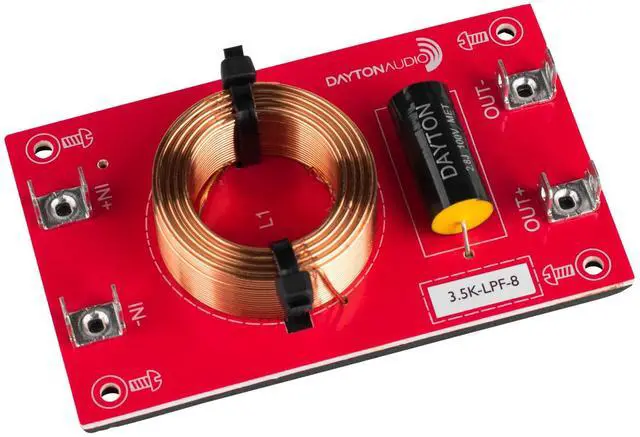 Main image of Dayton Audio 3.5k-LPF-8 Low Pass Speaker Crossover 3,500 Hz 12 dB/Octave