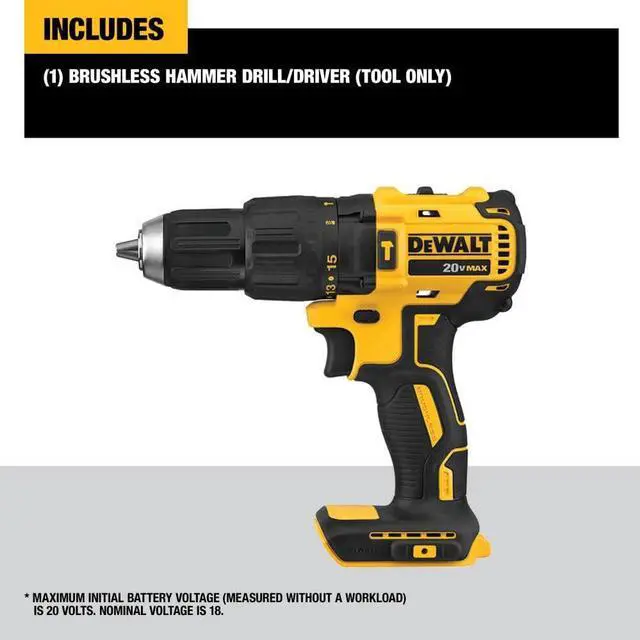 Alt view image 3 of 5 - 20V MAX COMPACT HAMMERDRILL