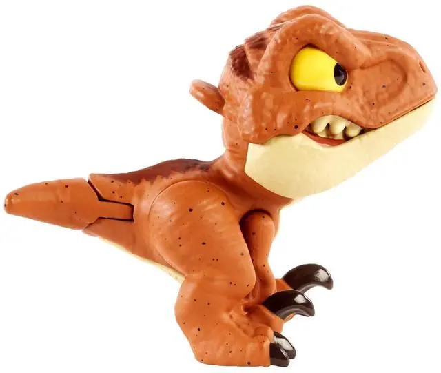Alt view image 3 of 5 - Jurassic World Snap Squad Attitudes Velociraptor Figure