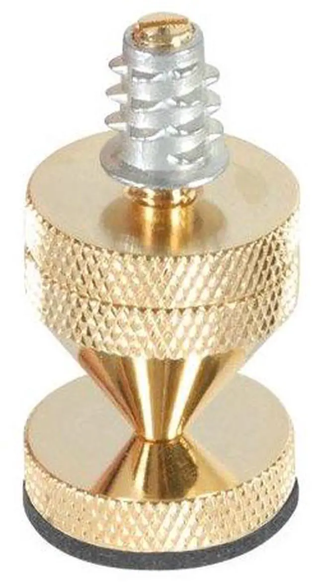 Alt view image 2 of 4 - Dayton Audio DSS6-G Gold Speaker Spike Set 4 Pcs.