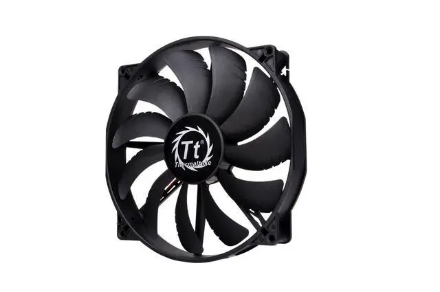 Main image of 200mm Pure 20 Series Black 200x30mm Thick Quiet High Airflow Case Fan with Anti-Vibration Mounting System Cooling CL-F015-PL20BL-A