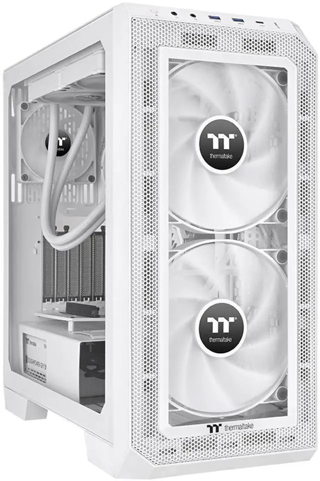 Alt view image 11 of 12 - Thermaltake CT200 PWM Fan Single Pack, PWM Controlled 500~900 rpm, Airflow 131.6 CFM, Hydraulic Bearing, Case Fan, 200mm x 200mm x 30mm, White, CL-F178-PL20WT-A