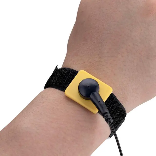 Alt view image 4 of 7 - StarTech.com Antistatic Wrist Strap w/Grounding Cable, ESD Electrostatic Discharge Band, 5ft /1.5m Detachable Cord, TAA