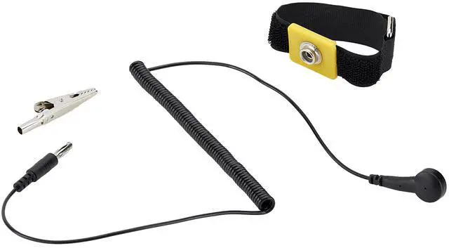 Alt view image 7 of 7 - StarTech.com Antistatic Wrist Strap w/Grounding Cable, ESD Electrostatic Discharge Band, 5ft /1.5m Detachable Cord, TAA