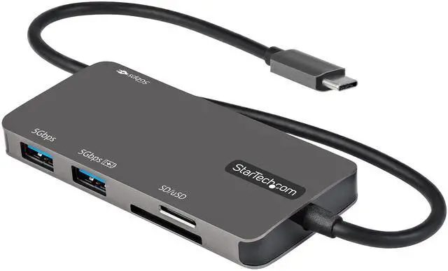 Alt view image 6 of 11 - StarTech USB C Multiport Adapter USB-C to 4K HDMI 100W Passthrough DKT30CHSDPD