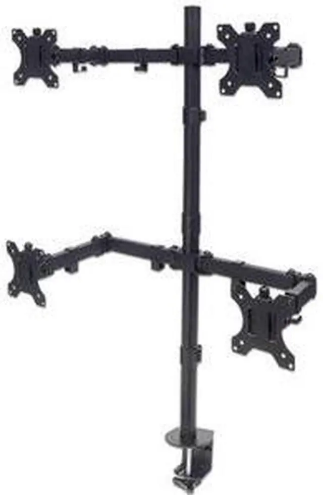 Alt view image 2 of 10 - Manhattan 461566 Desk Mount For Lcd Monitor - Black