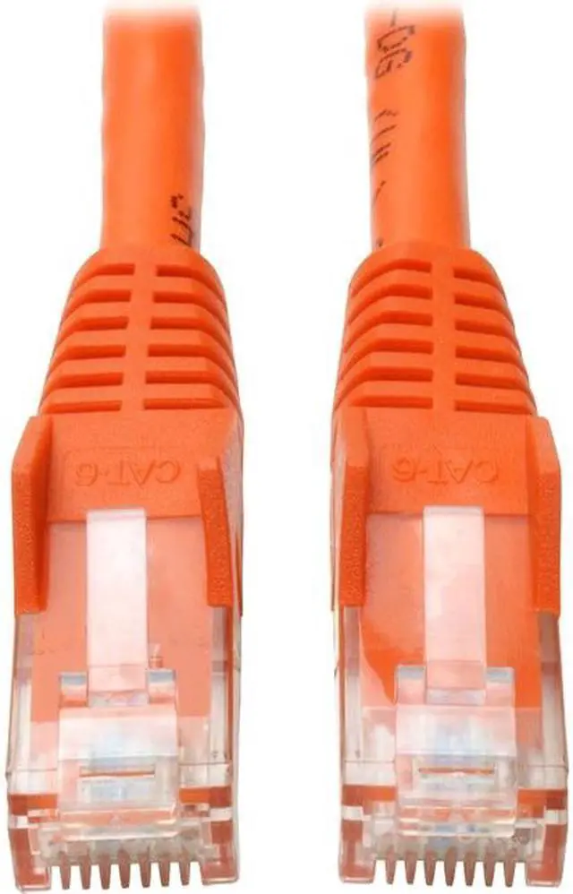 Main image of TRIPP LITE N201-007-OR 7FT CAT6 GIGABIT SNAGLESS MOLDED PATCH CABLE RJ45 M/M ORANGE