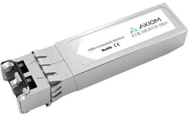 Alt view image 3 of 6 - Axiom SFP Transceiver Modules are certified 100% compliant in all OEM applications. They are pre-configured with an application specific code to meet the requirement set forth by the router and switch OEMs. Axiom compatible transceivers per