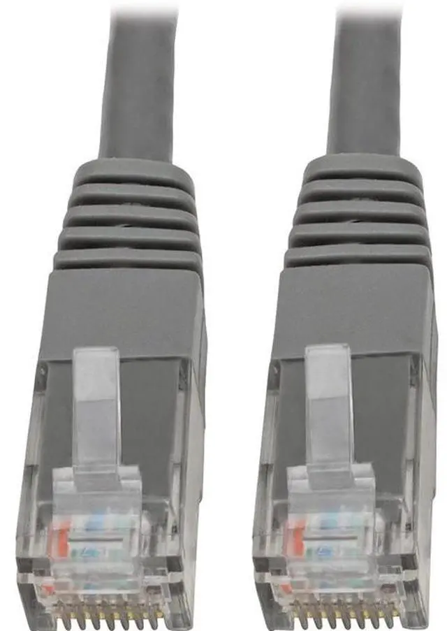 Alt view image 7 of 11 - Tripp Lite Premium N200-001-GY RJ-45 Patch Network Cable