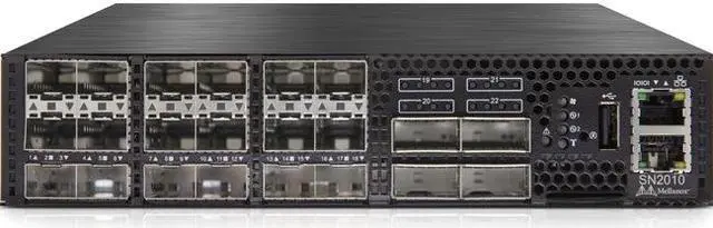 Alt view image 3 of 4 - Mellanox Technologies - MSN2010-CB2FC - Mellanox SN2010 Ethernet Switch for Hyperconverged Infrastructures - Manageable