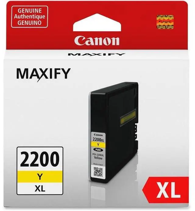 Alt view image 2 of 11 - PGI-2200XL YELLOW INK TANK FOR