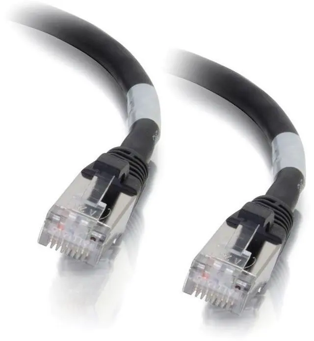 Alt view image 4 of 4 - C2G 00707 Cat6a Cable - Snagless Shielded Ethernet Network Patch Cable, Black (2 Feet, 0.60 Meters)