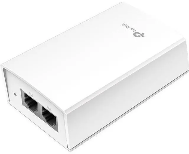 Alt view image 4 of 14 - TP-Link PoE Injector | PoE Adapter 48V DC Passive PoE | Gigabit Ports | Up to 100 Meters(325 feet) | Wall Mountable Design (TL-PoE4824G), White