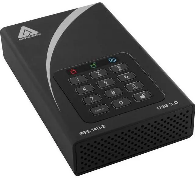 Main image of Apricorn Aegis Padlock DT 10TB USB 3.0 Encrypted Desktop Drive