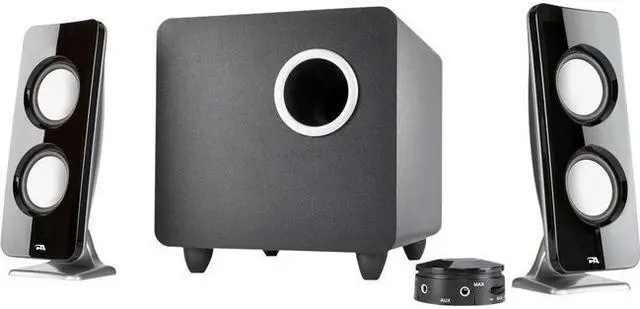 Alt view image 18 of 20 - Cyber Acoustics Curve Immersion 2.1 Speaker System - 30 W RMS