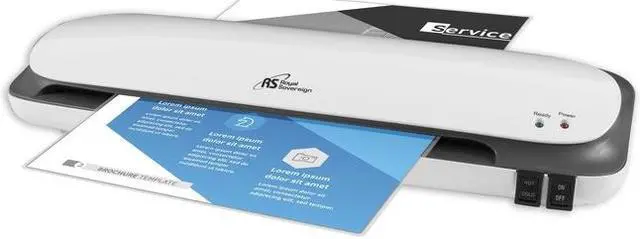 Alt view image 6 of 17 - Royal Sovereign 12" Hot/Cool Desktop Laminator