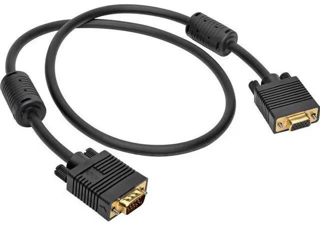 Alt view image 13 of 20 - Tripp Lite P500-003 Vga Monitor Extension Cable Coax High Resolution M/F 1080P 3Ft 3 - Vga Extension Cable - Hd-15 (Vga) (M) To Hd-15 (Vga) (F) - 3 Ft - Molded, Thumbscrews - Black
