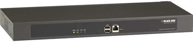 Alt view image 2 of 3 - Black Box LES1500 Device Server - Twisted Pair - 2 x Network (RJ-45) - 2 x USB - 32 x Serial Port -