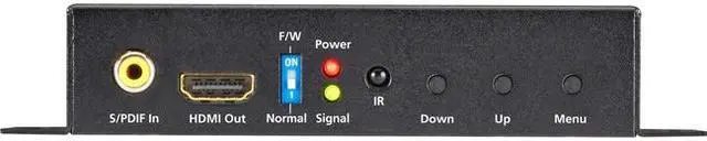 Alt view image 2 of 9 - Black Box AVSC-VIDEO-HDMI Component/Composite-to-HDMI Scaler and Converter with Audio