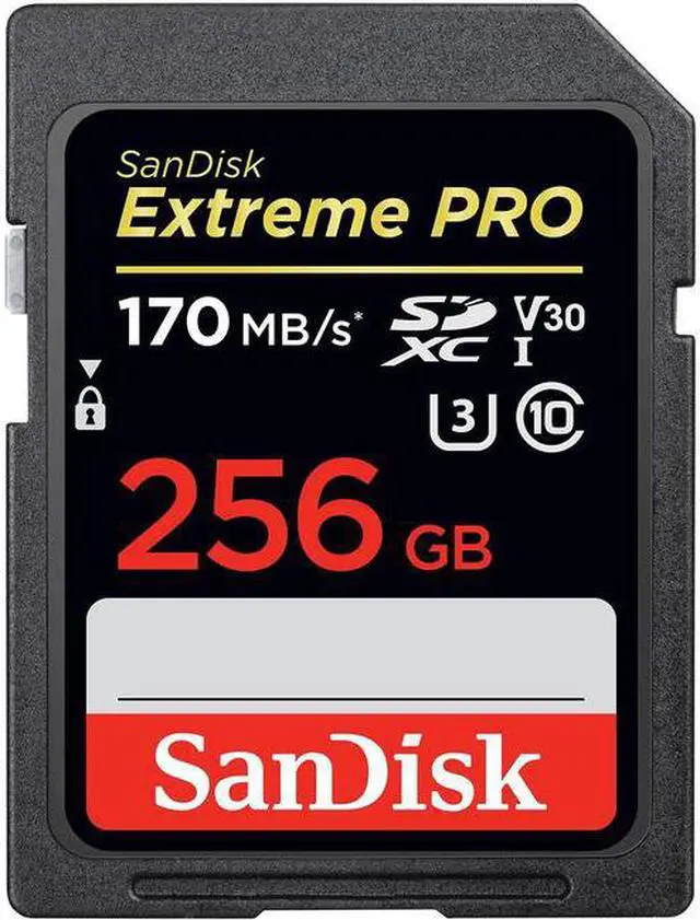 Alt view image 6 of 14 - SanDisk - SDSDXXY-256G-ANCIN - SanDisk Extreme PRO 256 GB Class 10/UHS-I (U3) SDXC - 170 MB/s Read - 90 MB/s Write -