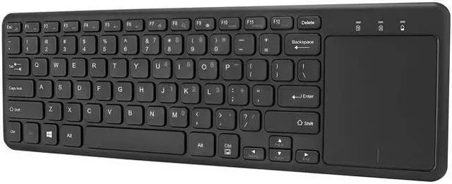Alt view image 9 of 14 - ADESSO WKB-4050UB ADESSO 2.4GHZ WIRELESS KEYBOARD, WITH SCISSOR SWITCH KEYS, LARGE BUILT-IN MULTI-