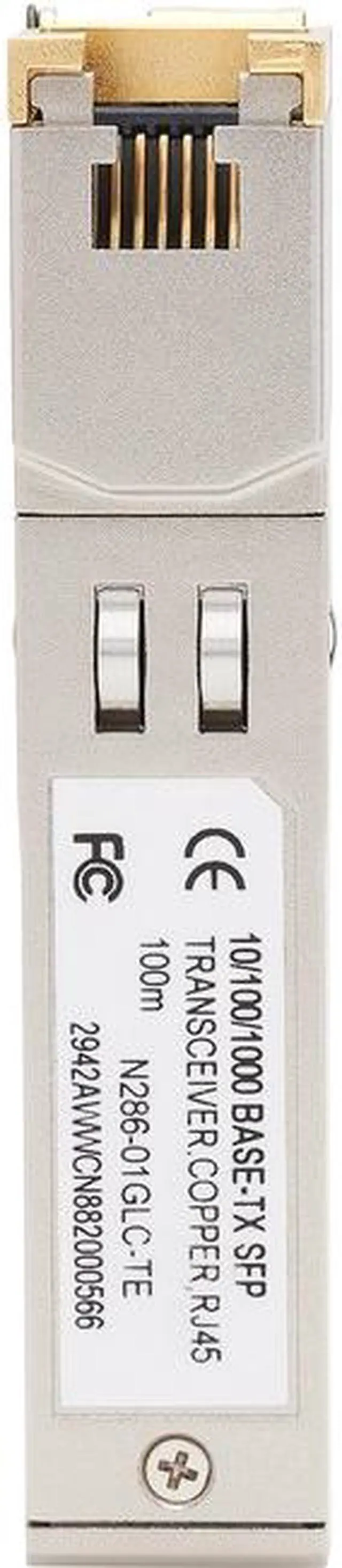 Alt view image 8 of 11 - Tripp Lite Cisco Compatible Glc-Te-Sf Transceiver 10/100/1000Base Cat6 100M
