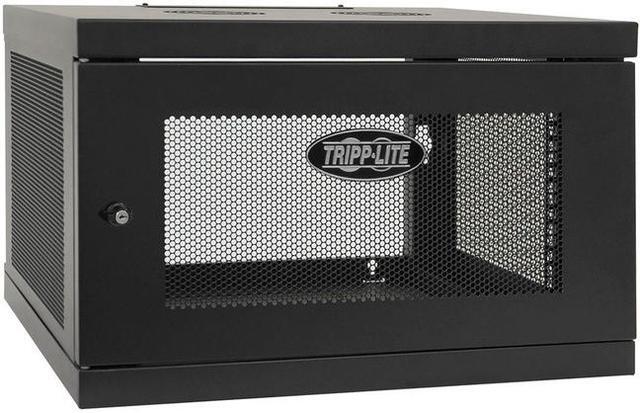 Alt view image 8 of 20 - Tripp Lite 6U Wall Mount Rack Enclosure Server Cabinet, Knock Down, 16.5" Deep, Switch Depth (SRW6UKD)