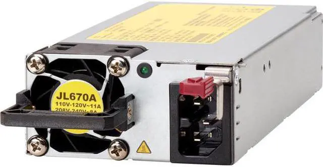 Alt view image 2 of 10 - HPE Aruba X372 54VDC 1600W PS U.S. - English Localization