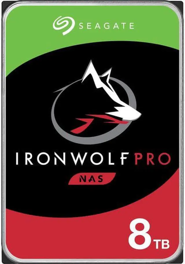 Alt view image 2 of 2 - Seagate ST8000NE001 IronWolf Pro ST8000NE001 8 TB Hard Drive - 3.5" Internal - SATA (SATA/600) - Conventional Magnetic Recording (CMR) Method