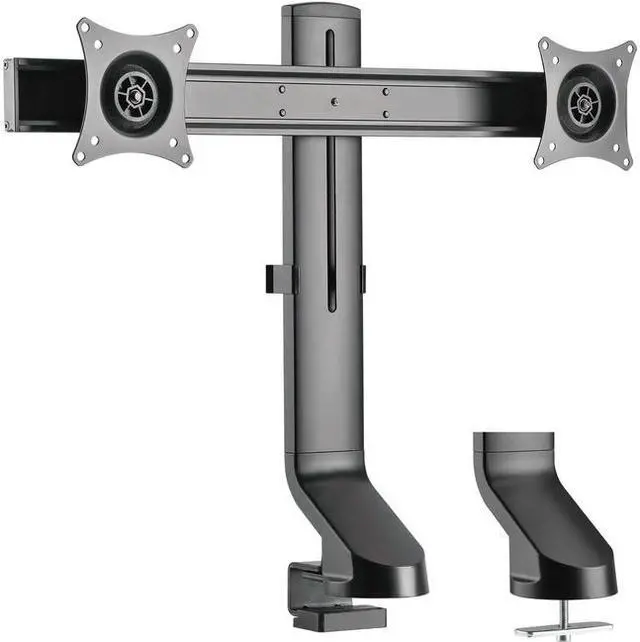 Alt view image 8 of 20 - Tripp Lite Dual-Display Monitor Arm w/ Desk Clamp Height Adjustable 17-27in