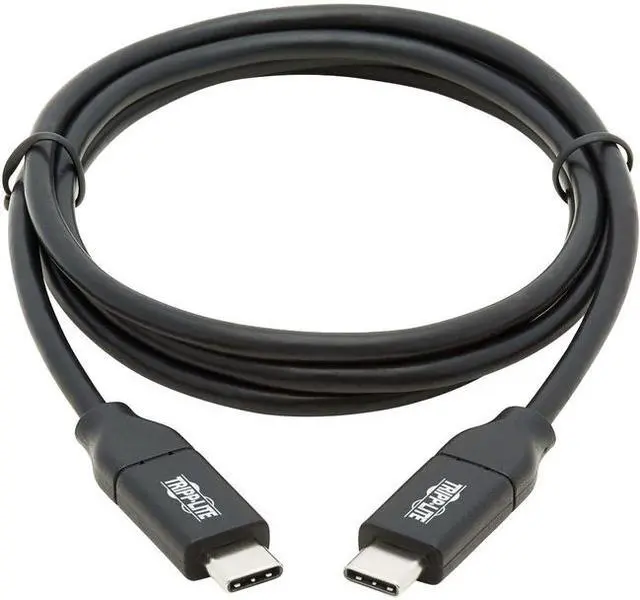 Alt view image 4 of 9 - Tripp Lite 3.3ft USB Type C to USB C USB 2.0 Charging Cable Black