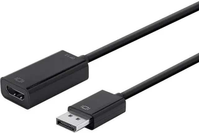 Main image of Monoprice DisplayPort 1.2a to 4K HDMI Active Adapter Black 12781