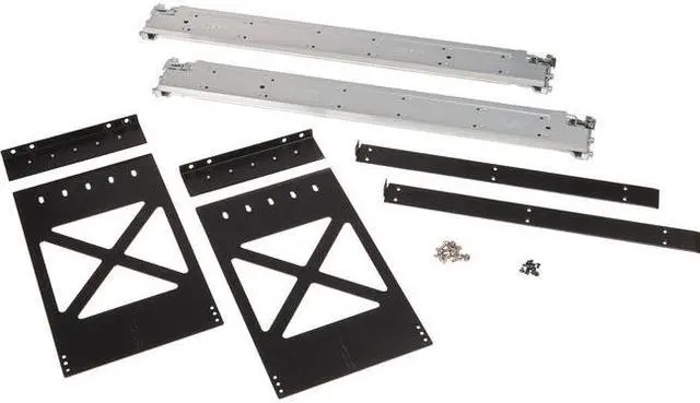 Alt view image 2 of 10 - Aruba 6400 4-post Rack Mount Kit