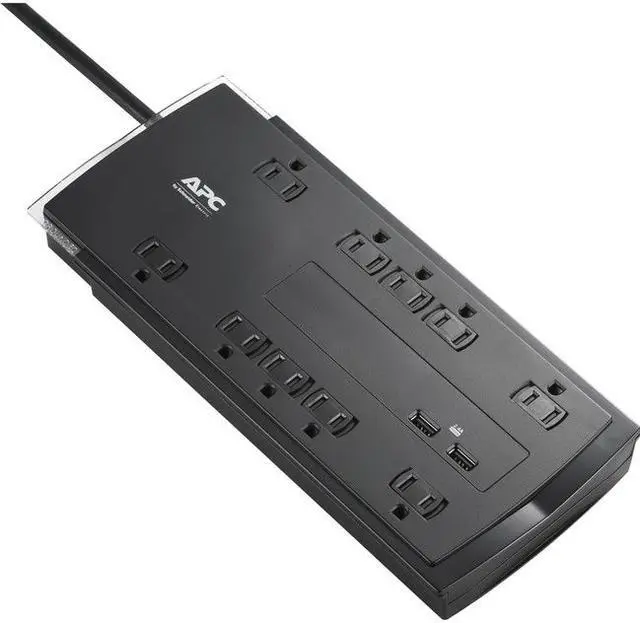 Alt view image 8 of 18 - APC Electric SurgeArrest Performance 10-Outlet Surge Suppressor/Protector P10U2