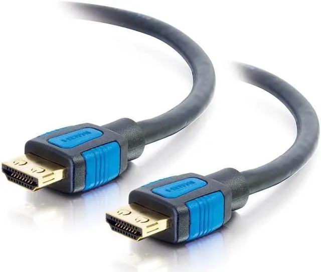 Alt view image 4 of 7 - C2G 29680 4K UHD High Speed HDMI Cable with Gripping Connectors (60Hz) Black (15 Feet, 4.57 Meters)