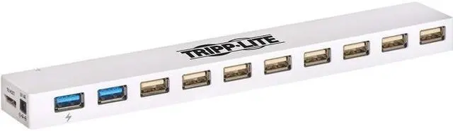 Alt view image 8 of 16 - Tripp Lite U360-010C-2X3 10-Port USB 3.0 / USB 2.0 Combo Hub