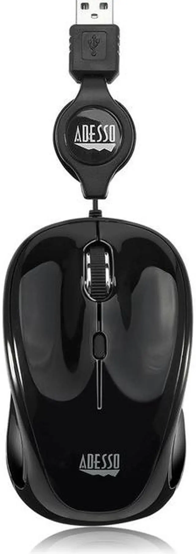 Alt view image 10 of 13 - Adesso iMouse S8B - USB Illuminated Retractable Mini Mouse