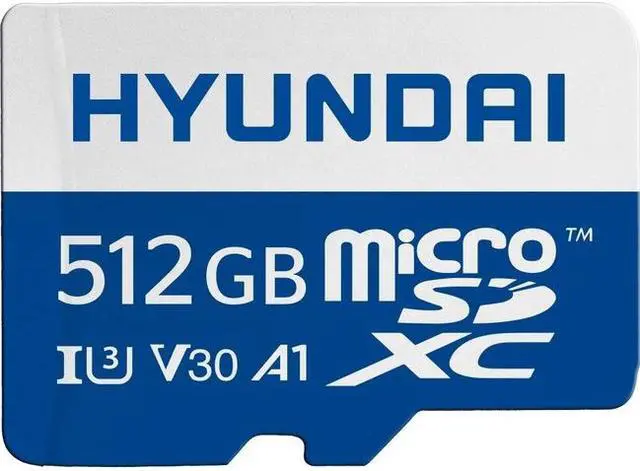 Alt view image 6 of 11 - Hyundai MicroSD 512GB U3 4K Retail w/Adapter