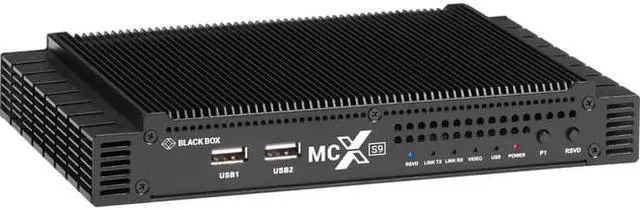 Alt view image 2 of 2 - BLACK BOX MCX-S9-DEC DECODER - 4K60, NETWORK AV, HDMI 2.0, DISPLAYPORT 1.2A, SCALING, USB, 10-GBE COP