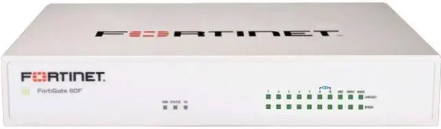 Alt view image 2 of 4 - Fortinet - FG-60F-BDL-950-12 - Fortinet FortiGate FG-60F Network Security/Firewall Appliance - 10 Port -